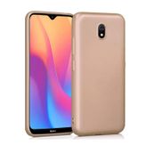 Microcase Xiaomi Redmi 8A Premium Matte Silikon Kılıf - Gold