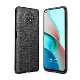 Microcase Xiaomi Redmi Note 9T Leather Tpu Silikon Kılıf - Siyah