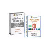 Mıcrosoft Office 2019 Pro Plus Lisans Süresiz + Windows 10 Home Single Language Lisans Süresiz - Sms Teslim.