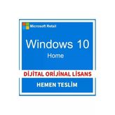 Microsoft Windows 10 Home Dijital Lisans Anahtarı 1 Pc