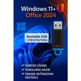 Microsoft Windows 11 & Office 2024 Pro Plus USB Kurulum + Orijinal Hediyeli Lisans
