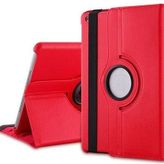 Microsonic 360 Rotating Stand Deri iPad 5 Kırmızı Kılıf