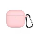 Microsonic Airpods 4 Kılıf Askılı Mat Silikon Pembe