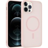 Microsonic Apple iPhone 12 Pro Kılıf Magsmoke Neo Pembe
