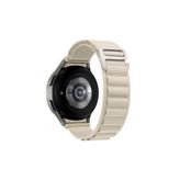 Microsonic Huawei Watch GT 3 42 mm için Alpine Loop Bej Kordon