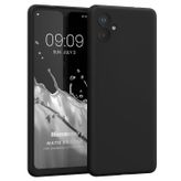 Microsonic Matte Silicone Samsung Galaxy A04E Siyah Kılıf