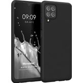 Microsonic Matte Silicone Samsung Galaxy M32 4G Siyah Kılıf