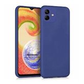 Microsonic Samsung Galaxy A04 Matte Silicone Lacivert Kılıf