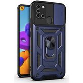 Microsonic Samsung Galaxy A21S Kılıf Impact Resistant Lacivert