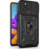 Microsonic Samsung Galaxy A21S Kılıf Impact Resistant Siyah