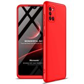 Microsonic Samsung Galaxy A31 Double Dip 360 Protective Kırmızı Kılıf