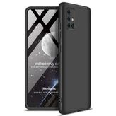 Microsonic Samsung Galaxy A51 Double Dip 360 Protective Siyah Kılıf