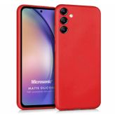 Microsonic Samsung Galaxy A54 Matte Silicone Kırmızı Kılıf