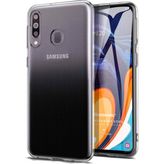 Microsonic Samsung Galaxy A60 Transparent Soft Beyaz Şeffaf Kılıf