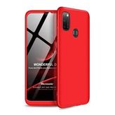Microsonic Samsung Galaxy M21 Double Dip 360 Protective Kırmızı Kılıf