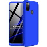 Microsonic Samsung Galaxy M30S Double Dip 360 Protective Mavi Kılıf