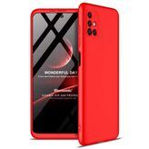 Microsonic Samsung Galaxy M51 Double Dip 360 Protective Kırmızı Kılıf