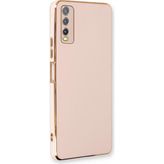 Microsonic Vivo Y20S Olive Plated Pembe Kılıf