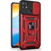 Microsonic Xiaomi Poco C40 Impact Resistant Kırmızı Kılıf