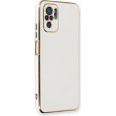 Microsonic Xiaomi Poco M5s Olive Plated Beyaz Kılıf