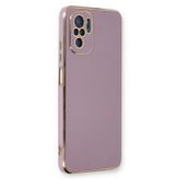 Microsonic Xiaomi Poco M5s Olive Plated Lila Kılıf