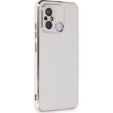 Microsonic Xiaomi Redmi 12C Olive Plated Beyaz Kılıf