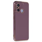 Microsonic Xiaomi Redmi 12C Olive Plated Lila Kılıf