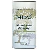 Midas 5 lt Teneke oğuk Sıkım Natürel Sızma Zeytinyağı