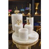 Midas Premium Mermer 7 Li Set Banyo Takımı.