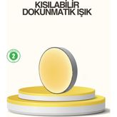 MidasTech Hareket Algılayan LED Gece Lambası Mıknatıslı Duvar Montajlı Midiastech