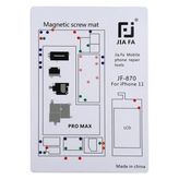 MidasTech Jıafa JF-870 iPhone 11 Pro Max Mıknatıslı Çalışma Hasırı Vida GOSTERGELI-(5775) Midiastech