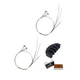 Midex 2'li Paket Keman Teli Seti Profesyonel (2 Takım Tel + Susturucu + Reçine) Kmc-401x