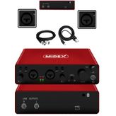 Midex GLX-700GR Üst Segment USB Stüdyo Ses Kartı