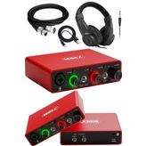 Midex GLX-700RD-H Üst Segment USB Stüdyo Ses Kartı + Kulaklık + Kablo