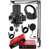 Midex GLX-700RD Ses Kartı + MX-2020 Stüdyo Mikrofon Stüdyo Ekipman Seti