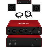 Midex GLX-700RD Üst Segment USB Stüdyo Ses Kartı