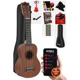 Midex SPA-251 Maun Ağacı Soprano Ukulele Seti