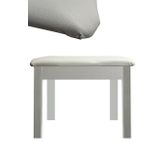 Midex TBX-144WH Üst Kalite Gizli Bölmeli Beyaz Renk 32x54x48 cm Piyano Taburesi