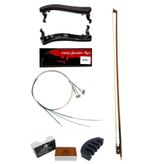 Midex YG-44KYT Keman Yastığı Keman Yayı Keman Teli Reçine Susturucu Set (4/4 ve 3/4 Uyumlu)