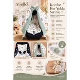 Miello Baby Çift Katlı Puset Örtüsü ve Minderi 2'li Set - Krem