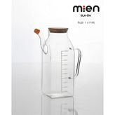 Mien MİEN 1 LT BAMBU KARE CAM YAĞDANLIK
