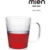 MİEN Mien 400ML Cam Kupa - Şeffaf