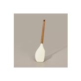 MİEN Mien Akasya Saplı Silikon Servis Spatulası - Kahverengi / Krem