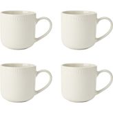 Mikasa Cranborne 4lü 320ML Seramik Krem Kupa Seti
