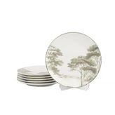 Mikasa Moor Forest Plaid 6Lı Pasta Tabağı 20Cm