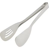 Mikasso 18/10 Paslanmaz Çelik Lüx Salata Maşası Çelik Bordo