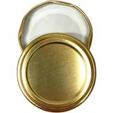 Mikasso 25'li Gold Kavanoz Kapağı Cam Altın