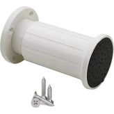 Mikasso 4 Adet 10 cm Polimer (Sert Plastik) Dolap Ayak Ayarlı- Vidalı - Tv Ünitesi Ayak-Komidin Ayak- Beyaz
