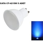 Mikasso 5 Adet 7W LED Ampul (Gu-10) (Mavi)