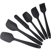 Mikasso 6 Adet Isıya Dayanıklı Yanmaz Yapışmaz Silikon Spatula Seti 6'lı Silikon Spatula Seti Bpa Free Silik